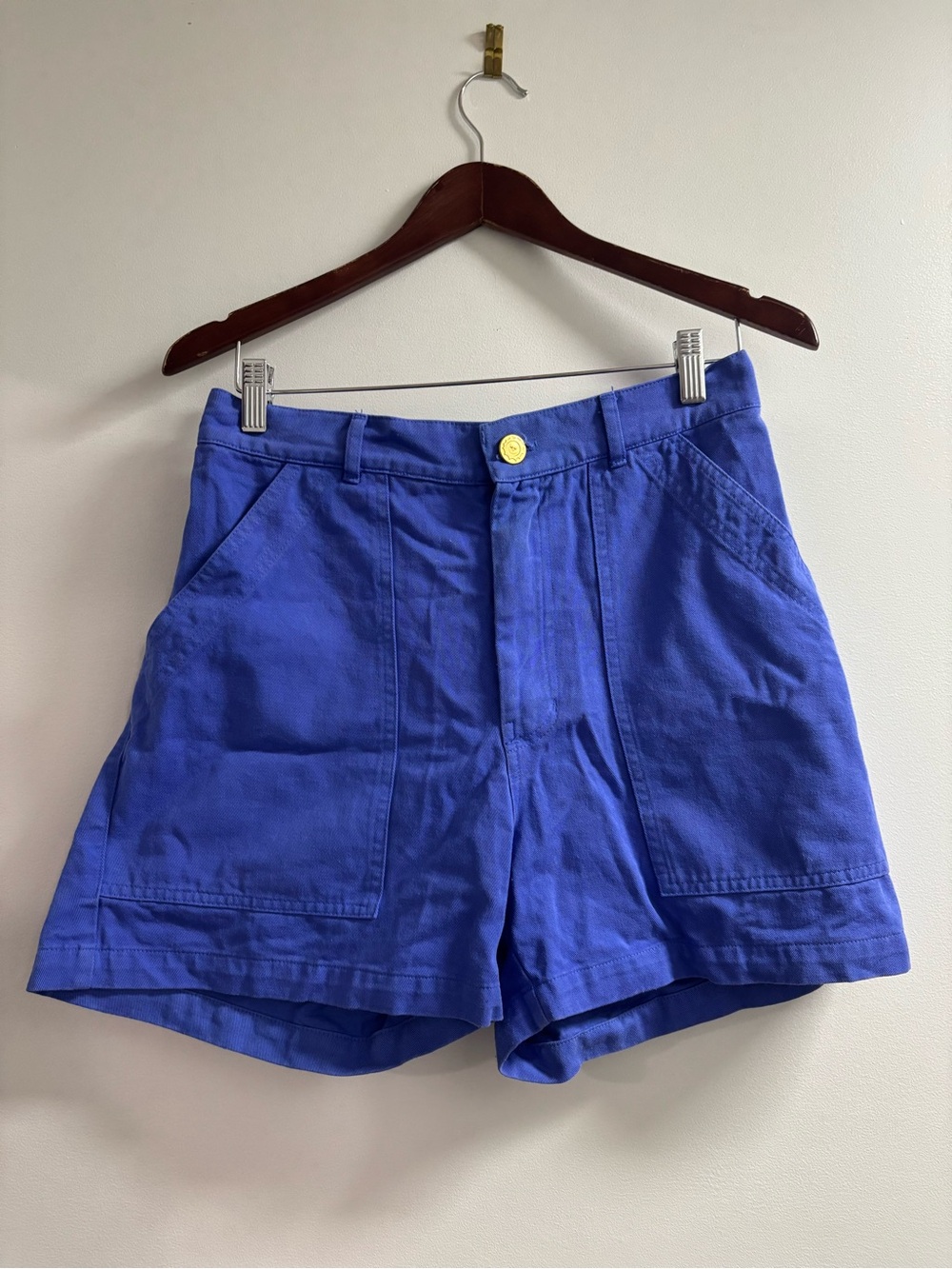 Big Bud Press Work Shorts, Cornflower Blue Unisex M